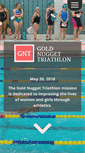 Mobile Screenshot of goldnuggettriathlon.com